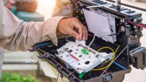 preparazione fibra ottica